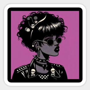 Punk girl Sticker